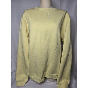 Lounge Apparel Yellow Pullover Sweatshirt Lounge Print Athlesiure Size XL
